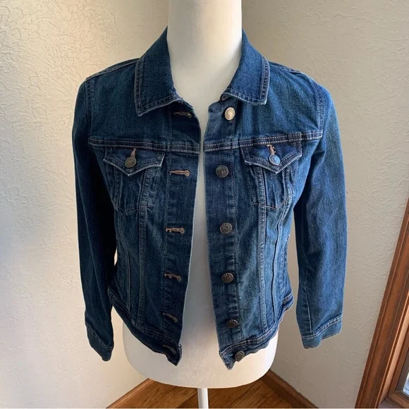 Old Navy Jackets Coats Old Navy Dark Wash Cropped Jean